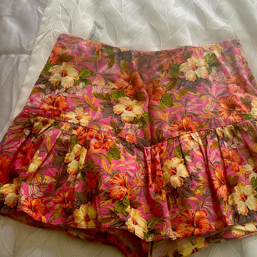 Zara floral skort